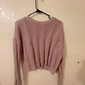 Pink sweater